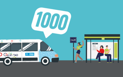 Jeu-concours : COLL’in tad fête son 1000ème trajet !